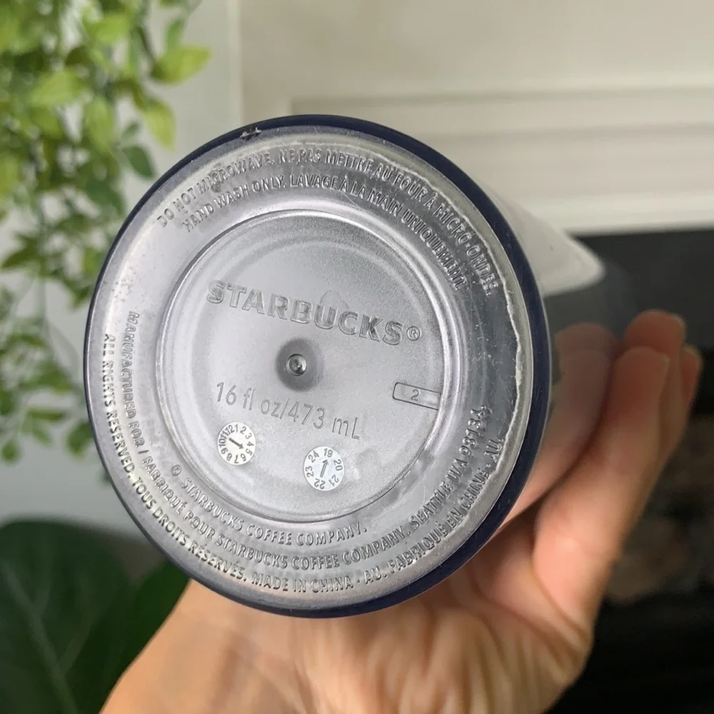 Starbucks Silver Sparkle Glitter‎ Holiday Tumbler